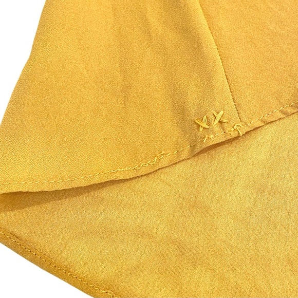 NWOT ELIZABETH AND JAMES TIE FRONT TUNIC A LINE POET'S BLOUSE - Picture 10 of 12